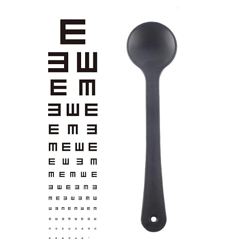 Vision Test Eye Occluder,Optometry Optic Instrument - Portable Non-Slip Occluder for Orthoptist Optometrist Ophthalmologist