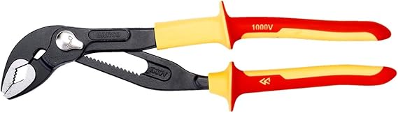 Bahco - VDE Quick-Adjust Water Pump Pliers 250mm - 44mm Capacity