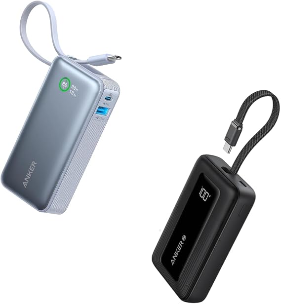 Anker Nano Power Bank, 10,000mAh Compact Portable Charger Zolo Power Bank, 10,000mAh 30W High-Speed Portable Charger