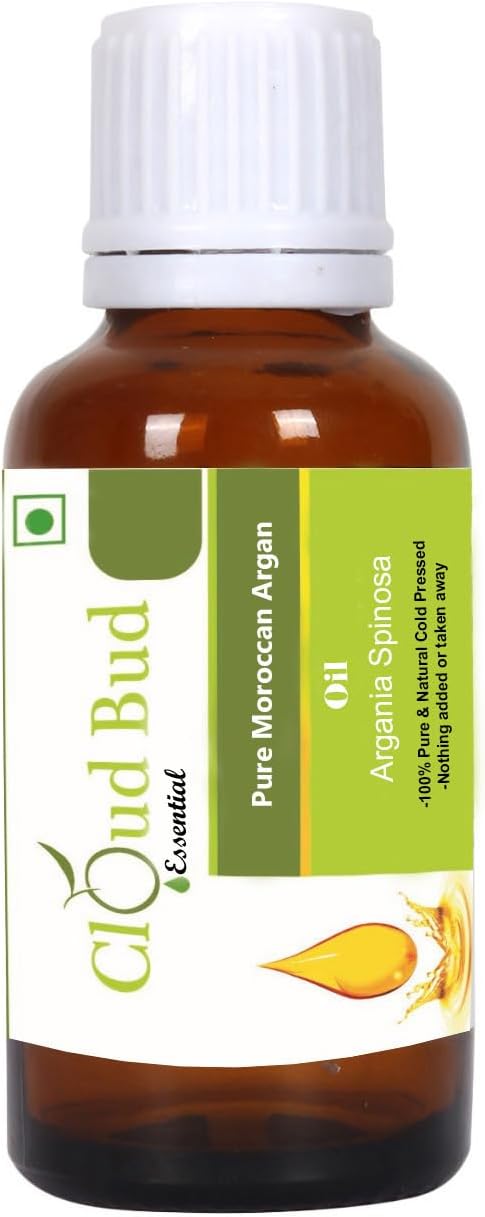 Pure Moroccan Argan Oil 100ml 3.38oz Argania Spinosa 100% Pure and Natural Cold Pressed