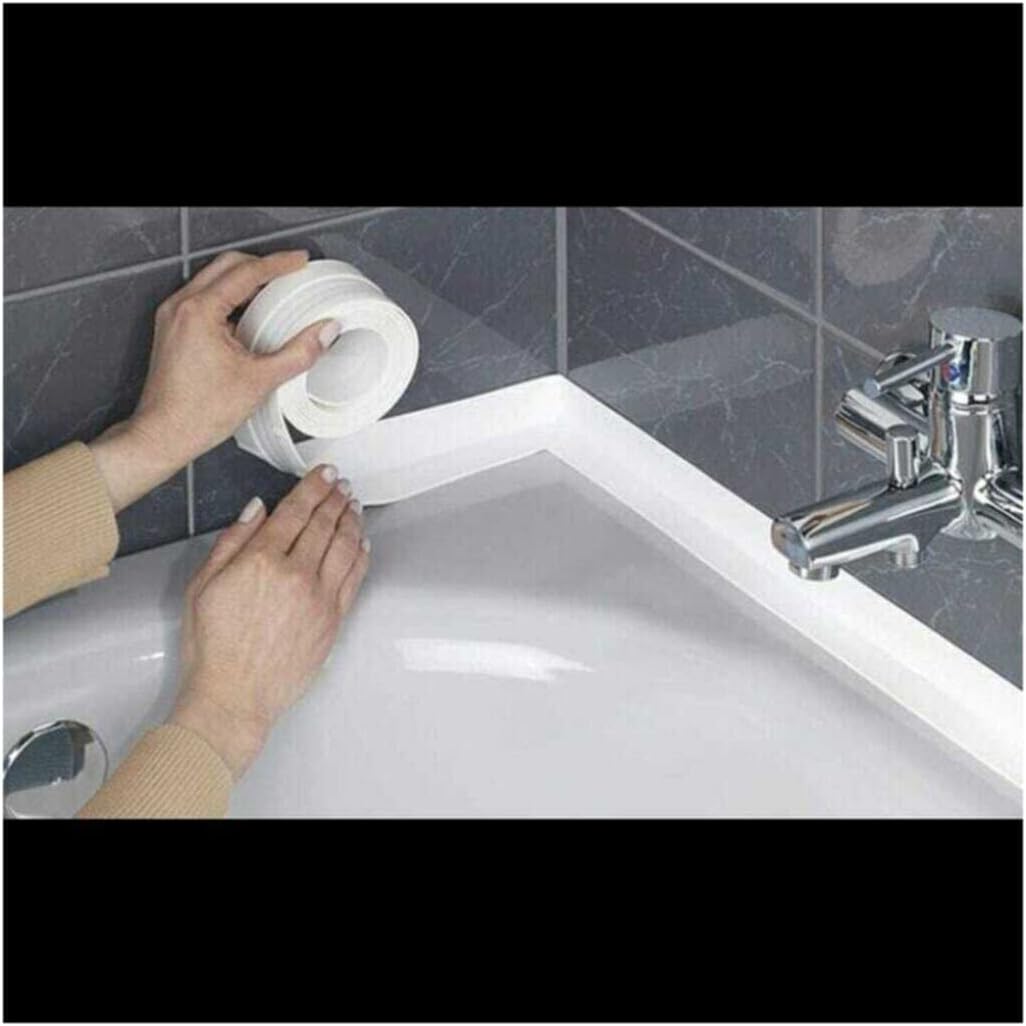 Mobee Chermic Water Leak Proof Tape Sink Bathtub Edge Band Bathtub Shower.(A+a Quality