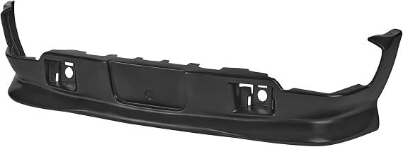 Compatible with/Replacement for Front Bumper Lip, Xtreme Style PU Front Lip Spoiler Black, Fits 1998-2004 Chevrolet S10, GMC Sonoma Cab Pickup (Not Whole Bumper Replacement)