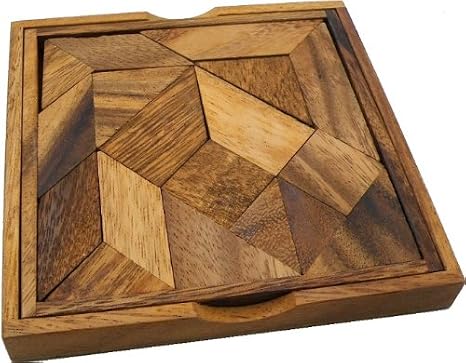 Complex Tangram - Wooden Brainteaser Puzzle