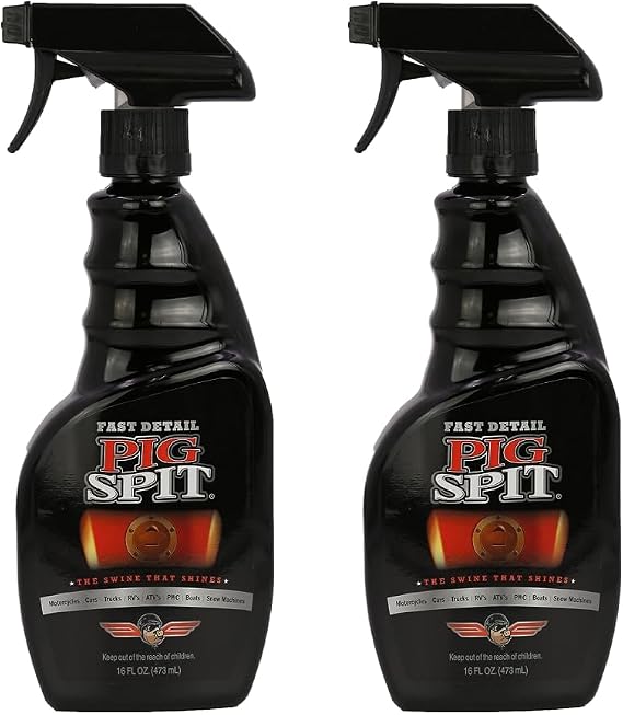 Fast Detail for Use on Motorcycles, Cars, Trucks, RVs, Boats, ATVs, Snow Machines and much more | 16 oz. | 2-Pack
