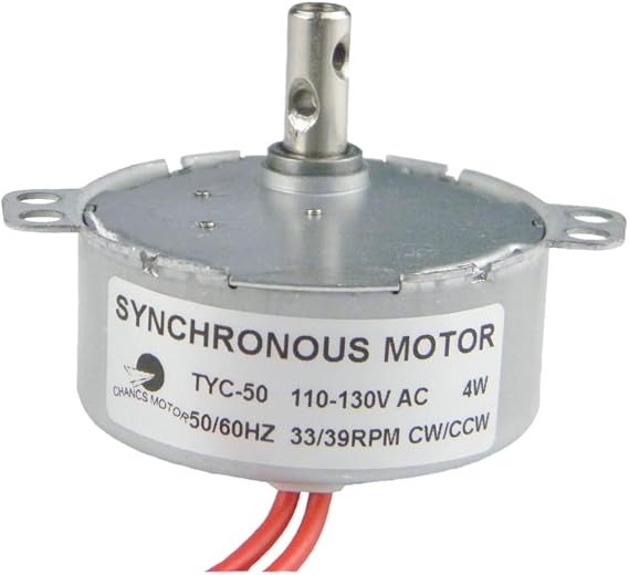 Electric Sync Motor TYC-50 110V 33-39RPM Electric Motor Gear Motor