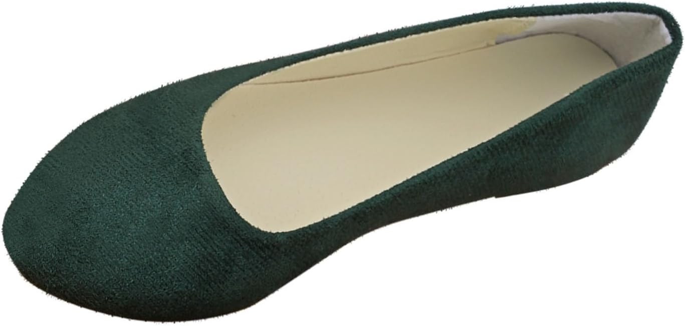 Ballet Flats for Women Round Toe Flat Loafers Comfortable Soft Sole Foldable Ballerina Shoes Work Casual