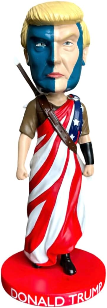 Bobbletopia Donald Trump Special Edition Freedom Bobblehead, Inauguration Day Polyresin Collectible Statue, Trumpinator | President Trump Supporters and American Patriots, 8 Inches Tall