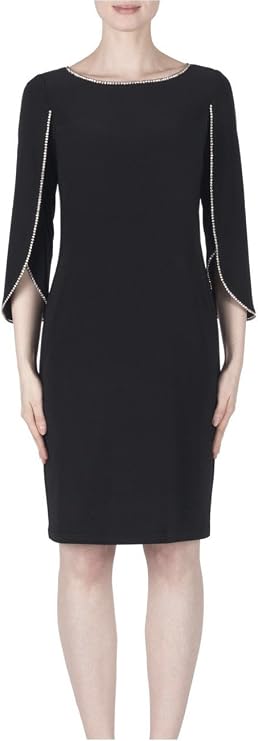 Joseph Ribkoff Dress Style 183026 - Spring Summer 2018 Free Expedite Shipping! (10) Black