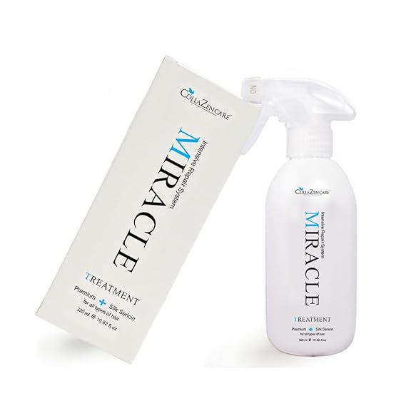 Miracle Treatment Premium Silk Sericin 10.82 Ounce. For All Hair Types. Made in Korea. No Animal Testing. Ideal for Hair Extensions. Contains Hydrolyzed Silk (Siricin)