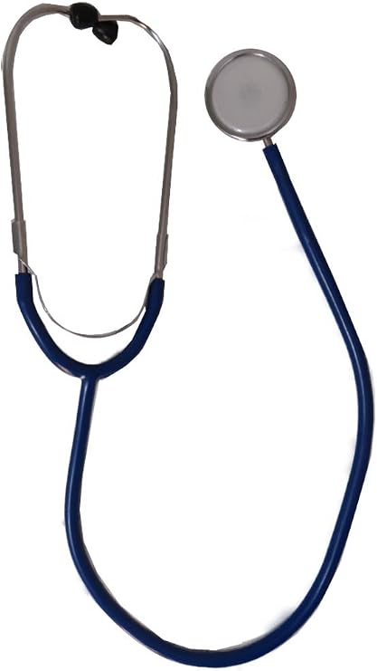 ADROIT Professional Quality Stethoscope | Single Head Design| Aluminum Anodized Chestpiece | Ultra-Sensitive Diaphragm | Great For Healthcare Professionals, Gift Engraving, Medical Costumes