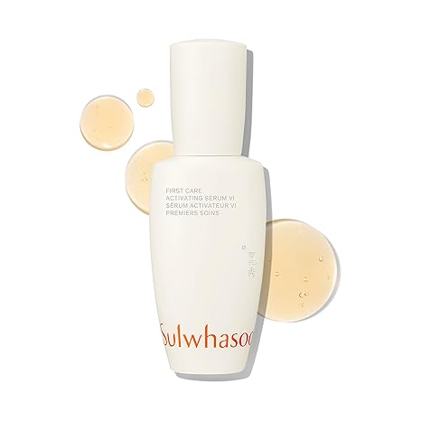 Sulwhasoo First Care Activating Serum Targets Visible Fine Lines, Dryness & Dullness | Preventative Anti-Aging Serum with 500-Hour Aged Ginseng, Korean Herb Extract & Vitamin C | Korean Skincare