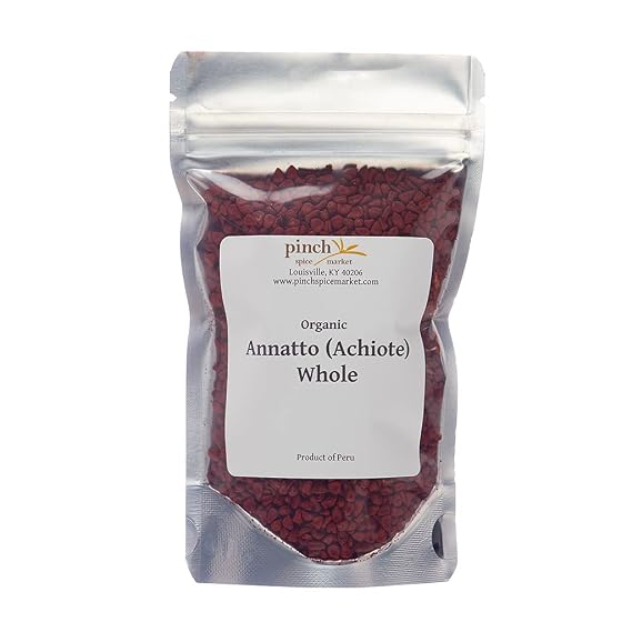 Whole Organic Annatto (Achiote) Seed- (4)