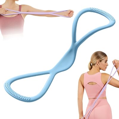 Resistance Bands,2025 New 8 Shaped Exercise Bands for Women Men,Portable Rubber Resistance Band,Fullbody Yoga Pulling Rope Chest Expander Strap for Sports Lover Beginner