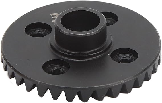 RC Diff Gear, Steel High Strength RC Differential Ring and Pinion Gear for Remote Control Car, Better for Transmission (33T/12T)