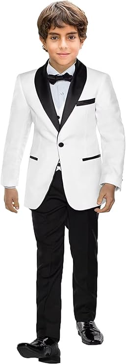 2026 Boys Suits Slim Fit Dress Clothes Ring Bearer Outfit Fashion Boys 3 Piece Tuxedo Set ST-HTXZ02