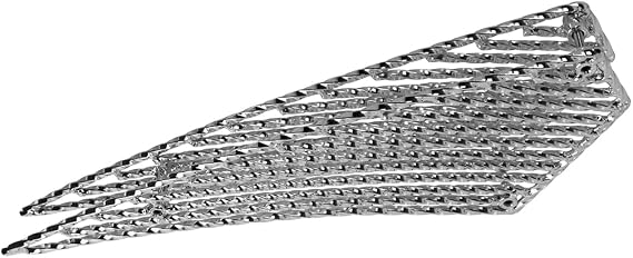 Square Twisted Frame Insert for 20" Lowrider Bike Frames, Chrome