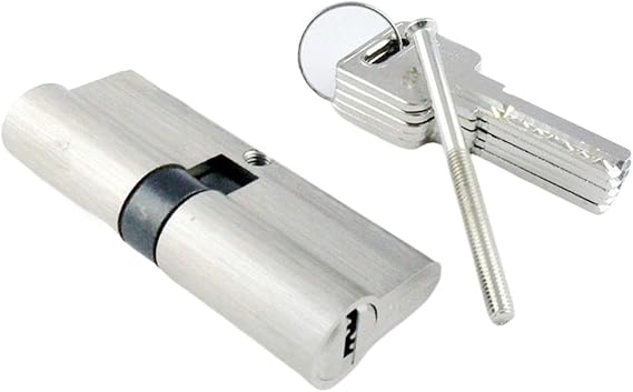 Euro profile lock, Door Lock Cylinder Double Opening Profile Mortise Brass Locks with 5 Keys(G)