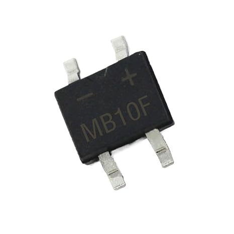 100Pcs MB10F SMD Bridge Rectifier SOP-4 Stack 0.8A/1000V