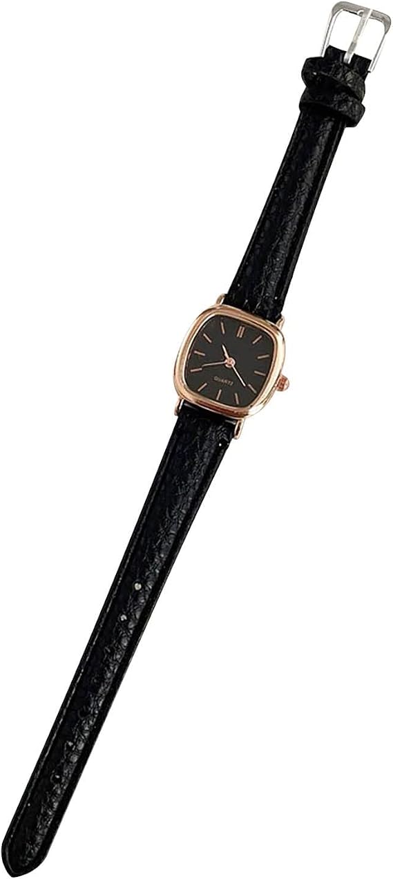 Singular-Point Business Watches-Women's Watch Fashion Simple Watch Leather Strap Analog Quartz Watch Business Temperament Ladies Watch