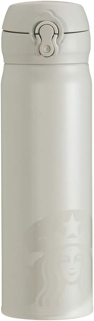STARBUCKS STARBUCKS Handy Stainless Steel Bottle, Matte Gray, 16.9 fl oz 500 ml, Tumbler, My Bottle, Tableware, Gray, Matte, Slim, Sireen, Goddess, Thermal, Cold Retention, One-touch Logo, Brand, Christmas, Halloween, Valentine's Day