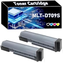 MLT-D709S High Yield Toner Cartridge Compatible for Samsung MLT-D709 MLT-D709S Toner Replacement, Use with SCX-8123NA 8123ND 8128NA 8128ND 8128NX Printer 2-pack
