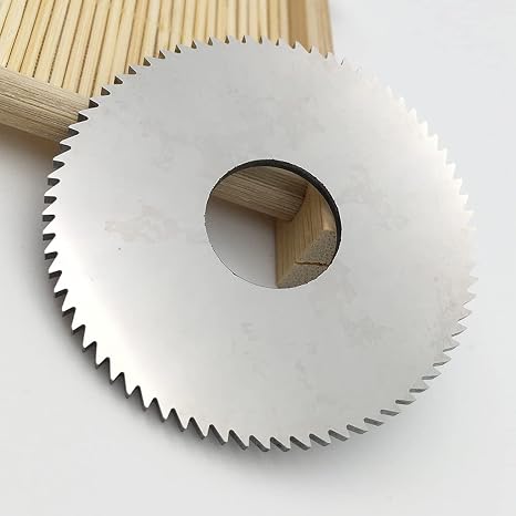 KLOT Solid Carbide Saw Blade Slitting Slotting Circular 100mm(Diameter) X0.5-5mm(Thickness) X27mm(Arbor) 72Teeth (100 * 1.1)