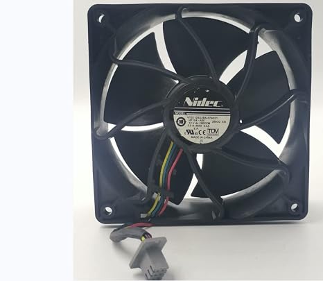 V12E12BS2B5-07A021 120X120X38MM 12V 3A 4500RPM 250CFM 4-Wire Cooling Fan