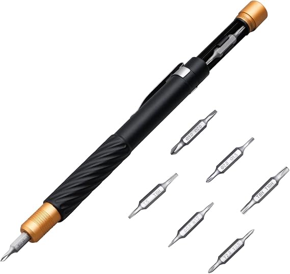 HengTianMei Eye Glasses Screwdriver Kit 12 in 1 Magnetic Screwdriver Set, Small Screw Driver Repair Tool Set for Eye Glasses Xbox, Computer, Phone, Macbook, Laptop, Game Console, Watch