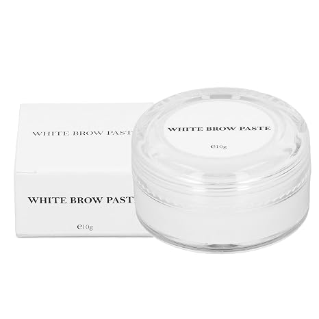 White Mapping Paste for Eyebrows White Eyebrow Paste 10 g for Permanent Eyebrow Tattoo Makeup and Lip Design Permanent Make-up Tint - Precise Contours