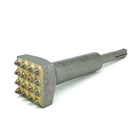 5.59in 16 Tips SDS Plus Bushing Tool for Concrete, Stone, Bricks - Square Head Bushing Bit for Rotary Hammer