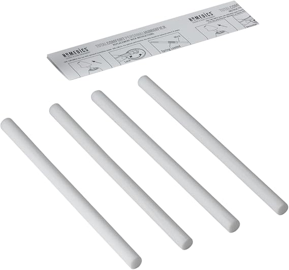 Homedics TotalComfort Personal Humidifer Replacement Wicks, 4 Pack