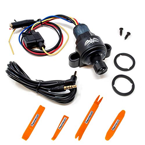 Wet Sounds WW-BTVC-V2 Bluetooth wVolume Control - in Dash, Under Dash Mount, Includes Panel Tool Kit