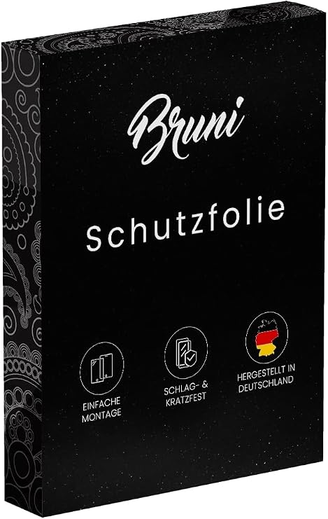 Bruni Schutzfolie kompatibel mit Cowon Plenue 1 Folie glasklare Displayschutzfolie (2X)