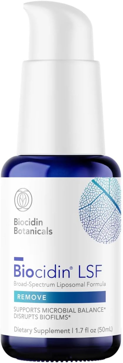 Biocidin Broad-Spectrum Liposomal Formula for Microbiome Balance, 1.7 Fl Oz | LSF Liposomal Drops, Gut Cleanse Detox & Biofilm Defense, Sunflower Phospholipid Delivery, Broad-Spectrum Botanical Formula