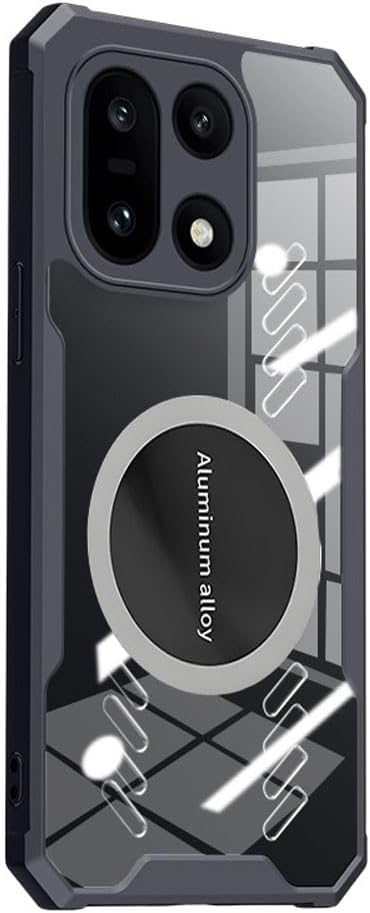 for OnePlus 15 Phone Case [Work with Magnetic Phone Cooler] [Shock-Absorbing Corners] [Military Grade Drop Protection] SMXK-Armor Series Cases - Full Body Rugged Protective Phone Cases Cover
