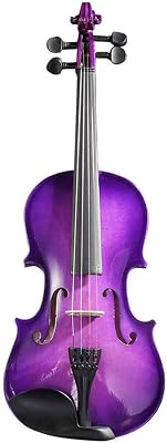 Violin for Adults Beginners Students Kids Violin Profesional Purple Violin Childrens Beginners Exam Practice Violin Size : 44