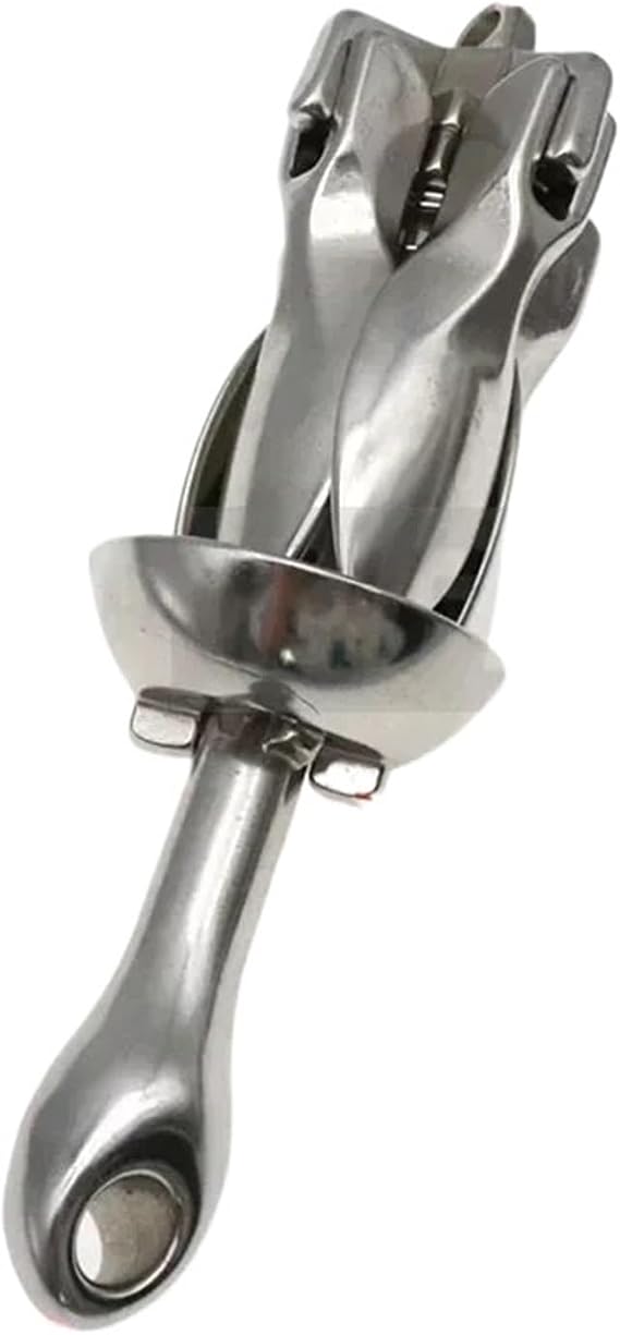 Boat Anchor Kit, 1.5 KG/0.7KG Docking Hardware Boat Folding Grapnel Anchor,for Boats Small Yacht Boat