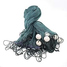 10x65ft Fishing Drag Net, Large Fishing Gill Net, Nylon Silk Nets W/Float Small Mesh, Beach Seine Drag Nets, Fishing Equipment Beach Drag Net for Fishing at Sea, Lake, River