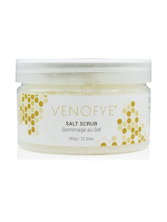 Venofye Bee Venom Salt Scrub - with Sea Salt & Vitamin E - 12.34 Oz