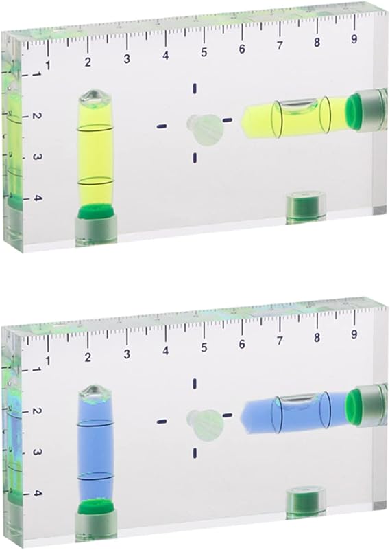 High Precision Transparent Two Direction Magnetic Level Bubble Mini Level