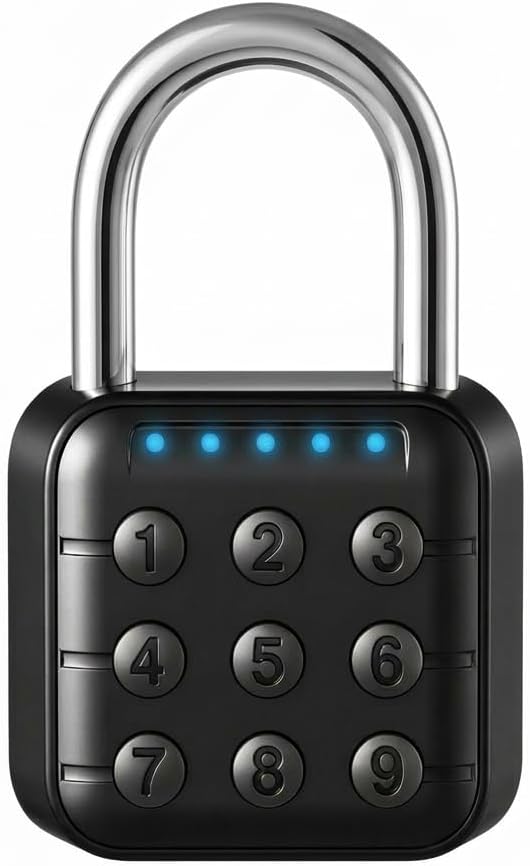 6 Digit Combination Padlock, IP55 Waterproof Gym Locker Padlock