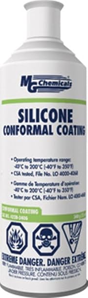 MG Chemicals - 422B-340G 422B Silicone Conformal Coating, Clear, 340 gram Aerosol