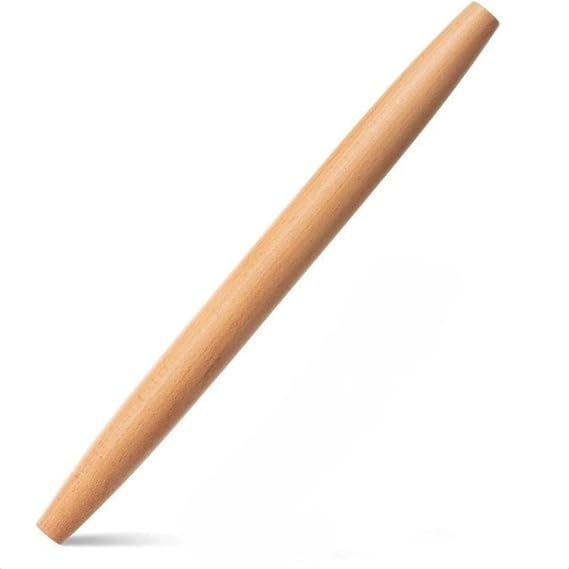16 Inches French Wooden Rolling Pin for Baking,Dough Roller for Fondant Pie