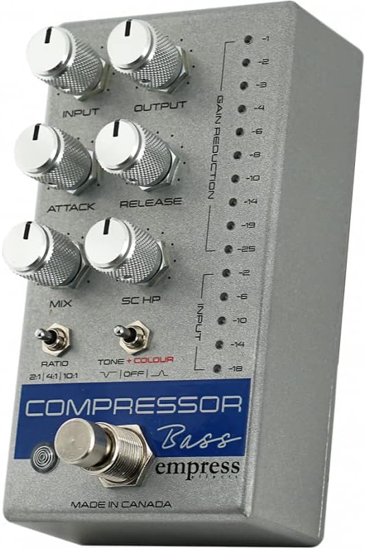 Empress Effects Bass Compressor Pedal - Silver