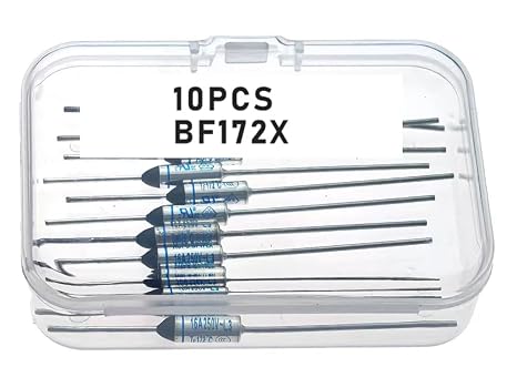 BF172X, BF172X Fuse, BF172, BF172 Fuse, Thermal Fuse BF172X, BF172X, 172 Degree 16A 250V Cutoff TF Pellet Axial Lead Temperature Links (10 Pcs)