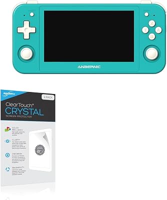 BoxWave Screen Protector Compatible with Anbernic RG505 4.95 in - ClearTouch Crystal 2-Pack, HD Film Skin - Shields from Scratches