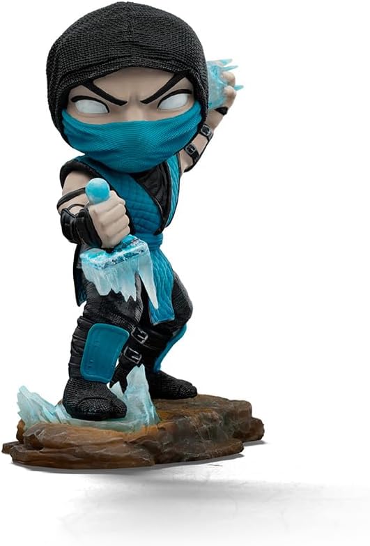 Iron Studos Collectible Statue Sub-Zero - Mortal Kombat - Minico PVC Blue 5.7 inches
