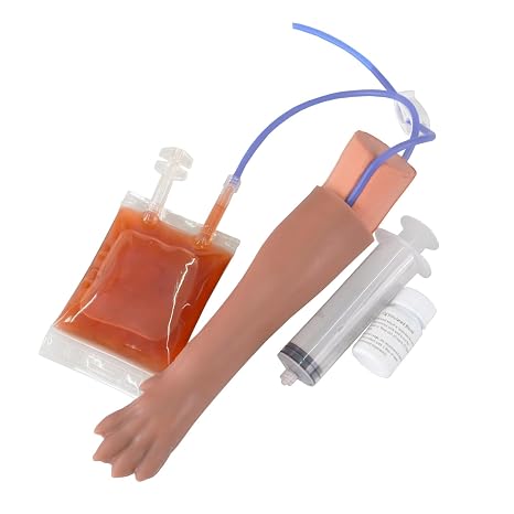 Canine IV Blood Draw & Catheterization Leg Veterinary Dog IV Practice Kit for Students, Veterinarians, and Training
