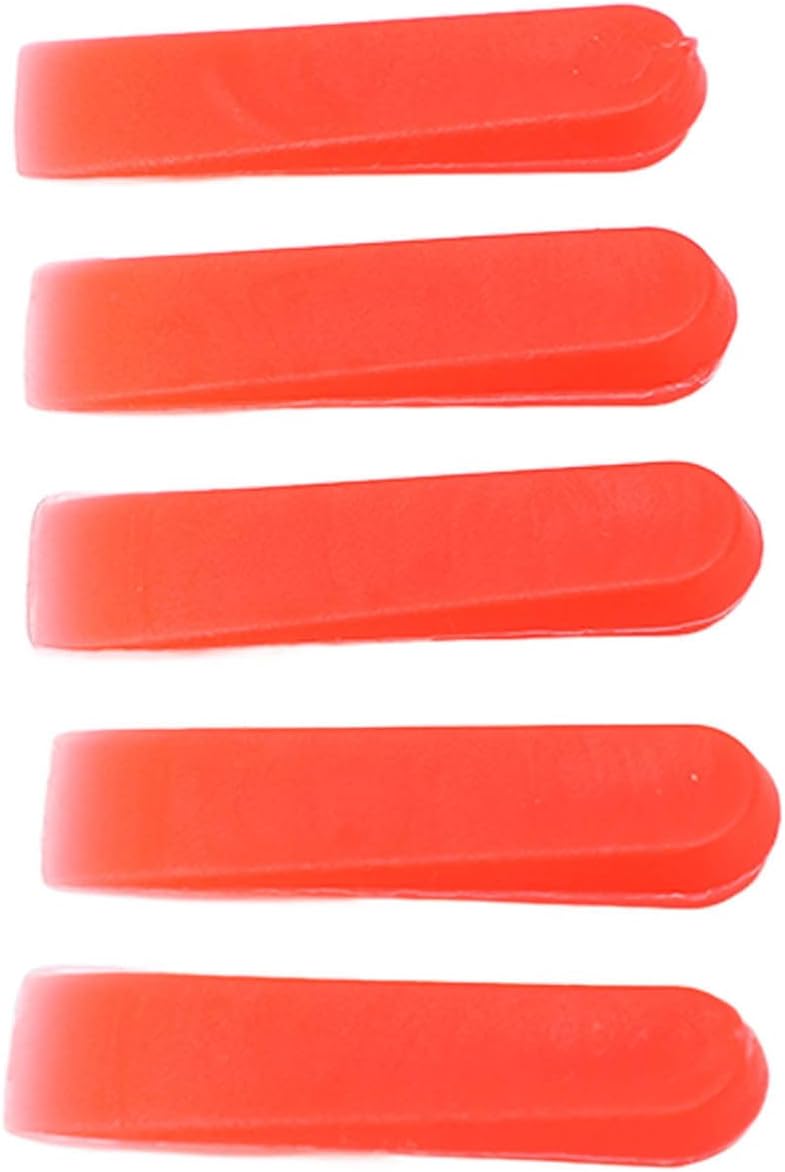 Oumefar 1000Pcs Tile Leveling System Tiles Leveler Spacers, Tile Leveling Wedges 0.2inch Red Wear Tiles Leveler Spacers for Porcelain, Ceramics, Marble and Stones Decoration
