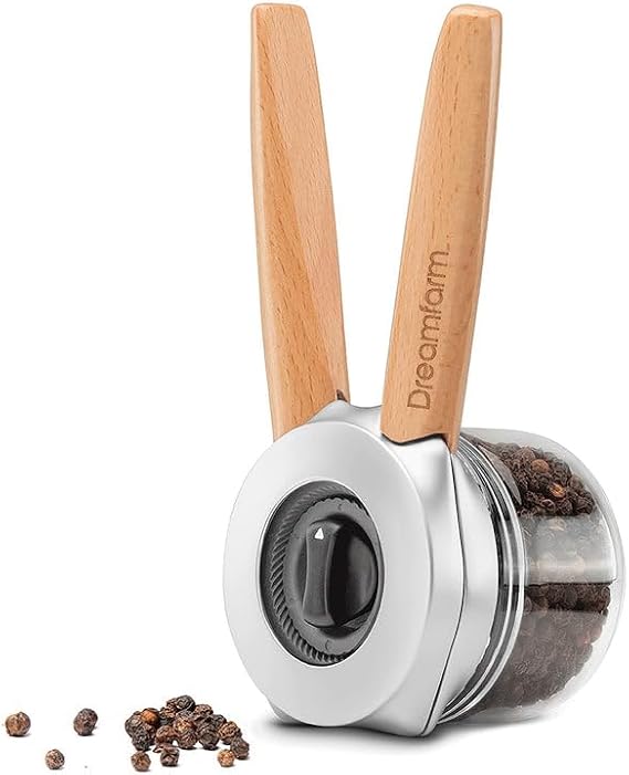 Dreamfarm Ortwo 1-or-2 Handed Pepper & Spice Grinder